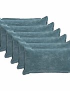 vidaXL Povlak na polštář 6 ks HOUTEN Modrá 40 x 80 cm