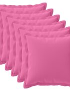 vidaXL Povlak na polštář 6 ks HOUTEN Růžová 55 x 55 cm Polyester