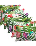 vidaXL Povlak na polštář 6 ks HOUTEN Vícebarevný 40 x 60 cm Polyester