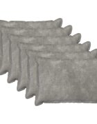 vidaXL Povlak na polštář 6 pcs HOUTEN Světle šedá 50 x 70 cm