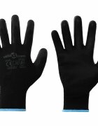 vidaXL Pracovní rukavice 24 ks Černá 9 / l Polyester