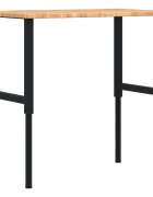 vidaXL Pracovní stůl světle hnědý 100x60x(715–98) cm dub obdélníkový