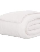 vidaXL Přehoz Bílá 270 x 240 cm 317 kg Fleece