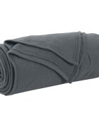 vidaXL Přehoz Tmavě šedá 270 x 240 cm 0.86 kg Fleece