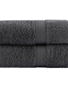 vidaXL Prémiové mycí utěrky SOLUND 2 ks antracitové 30x30 cm 600 g/m²