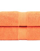 vidaXL Prémiové mycí utěrky SOLUND 2 ks oranžové 30x30 cm 600 g/m²
