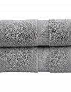 vidaXL Prémiové mycí utěrky SOLUND 2 ks šedé 30x30 cm 600 g/m²