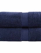vidaXL Prémiové mycí utěrky SOLUND 2 ks tmavě modré 30x30 cm 600 g/m²