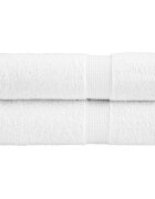 vidaXL Prémiové ručníky SOLUND 2 ks bílé 50x100 cm 600 g/m²