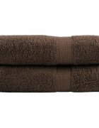 vidaXL Prémiové ručníky SOLUND 2 ks hnědé 50x100 cm 600 g/m²