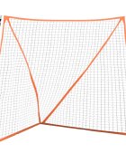 vidaXL Přenosná baseballová síť oranžová/černá 183x182x183cm polyester