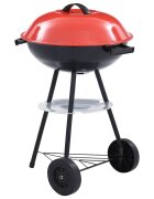 vidaXL Přenosný zahradní gril XXL kotlový s kolečky 44 cm