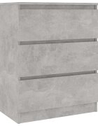 vidaXL Příborník betonově šedý 60 x 35 x 76 cm kompozitní dřevo