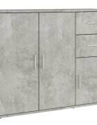 vidaXL Příborník betonově šedý 91x295x75 cm kompozitní dřevo