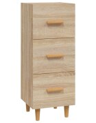 vidaXL Příborník dub sonoma 345 x 34 x 90 cm kompozitní dřevo