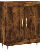 vidaXL Příborník kouřový dub 695 x 34 x 90 cm kompozitní dřevo