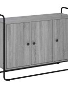 vidaXL Příborník Šedý Sonoma 102 x 35 x 75 cm Kompozitní dřevo
