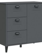 vidaXL Příborník VIKEN antracitově šedý 80x40x80 cm kompozitní dřevo