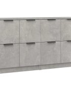 vidaXL Příborníky 2 ks betonově šedé 60 x 30 x 70 cm kompozitní dřevo