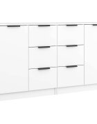 vidaXL Příborníky 2 ks bílé 60 x 30 x 70 cm kompozitní dřevo