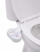 vidaXL Přídavný bidet na WC sedátko teplá/studená voda jedna tryska