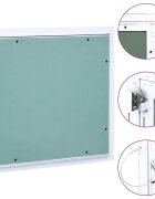vidaXL Přístupový panel s hliníkovým rámem a sádrokartonem 200x200 mm