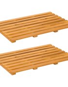 vidaXL Protiskluzová podložka 2 ks Přírodní 56 x 37 cm