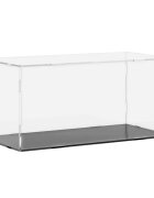 vidaXL Průhledná reklamní krabice 24 x 12 x 11 cm akrylová