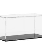 vidaXL Průhledná reklamní krabice 30 x 15 x 14 cm akrylová