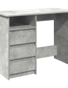 vidaXL Psací stůl betonově šedý 102 x 50 x 75 cm kompozitní dřevo
