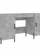 vidaXL Psací stůl betonově šedý 140 x 50 x 75 cm kompozitní dřevo