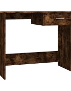 vidaXL Psací stůl kouřový dub 100 x 50 x 76 cm kompozitní dřevo
