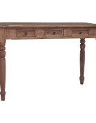 vidaXL Psací stůl se zásuvkami 117 x 57 x 75 cm masivní mahagon