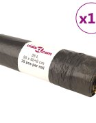 vidaXL Pytle na odpadky se stahovacími šňůrkami 250 ks černé 35 l