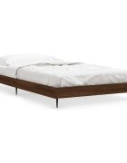 vidaXL Rám postele bez matrace hnědý dub 100 x 200 cm kompozitní dřevo