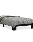 vidaXL Rám postele černý 75 x 190 cm kompozitní dřevo a kov