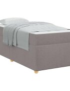 vidaXL Rám postele Taupe 80 x 200 cm textil