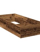 vidaXL Rám pro polohovatelnou základnu postele Staré dřevo 70 x 200 cm