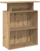 vidaXL Recepční stůl dub artisan 100x40x104 cm kompozitní dřevo