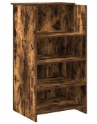 vidaXL Recepční stůl kouřový dub 55x50x1035 cm kompozitní dřevo