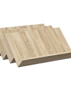 vidaXL Regál na časopisy Sonoma dub 65 x 53 x 285 cm Kompozitní dřevo