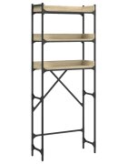 vidaXL Regál nad pračku dub sonoma 67 x 25 x 163 cm kompozitní dřevo