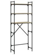 vidaXL Regál nad pračku dub sonoma 67 x 25 x 163 cm kompozitní dřevo