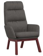 vidaXL Relaxační křeslo tmavě šedé textil