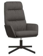 vidaXL Relaxační křeslo tmavě šedé textil
