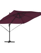 vidaXL Roma Parasol Obdélníkový 286 x 284 x 265 cm Hliník a polyester