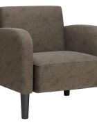 vidaXL Rozkládací křeslo s područkami tmavě šedé 54 cm umělá kůže