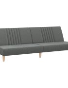 vidaXL Rozkládací pohovka tmavě šedá textil