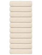vidaXL Ručníky do sprchy FROGN 10 ks krémové 70x140 cm 360 g/m²