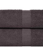 vidaXL Ručníky FROGN 2 ks antracitové 30x30 cm 360 g/m²